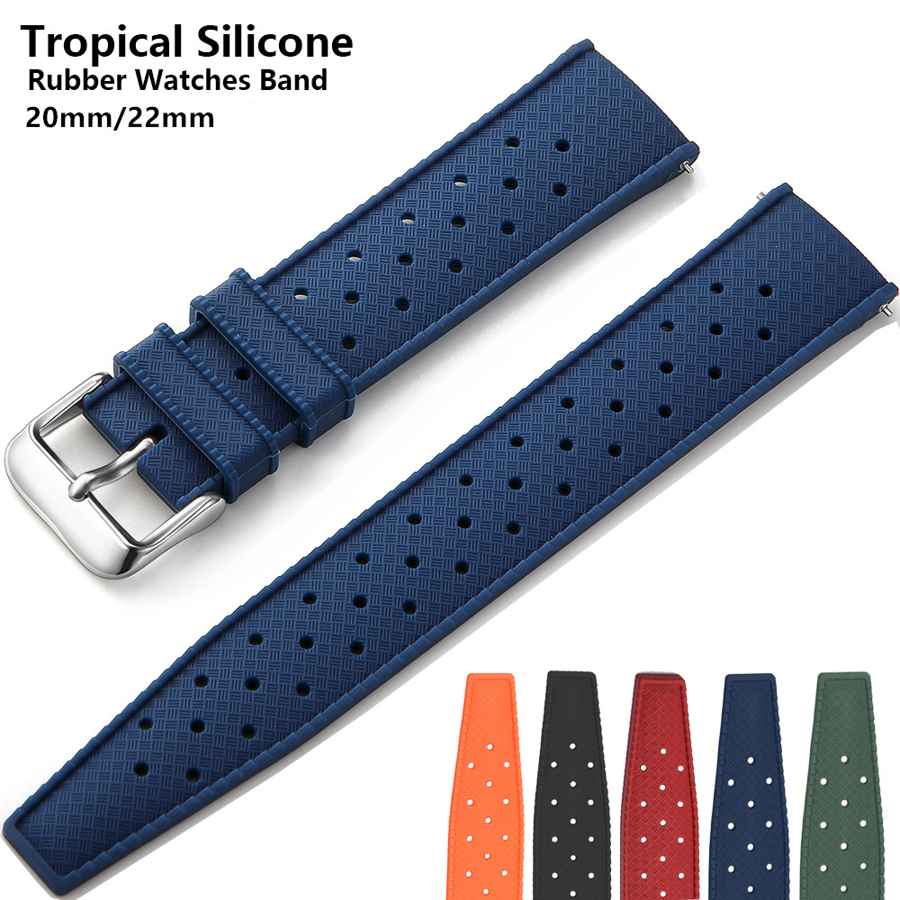 Rubber Strap Diver - 20 มม.22 มม.Tropic ยางสําหรับ Seiko ใหม่นาฬิกาดําน้ําสําหรับ