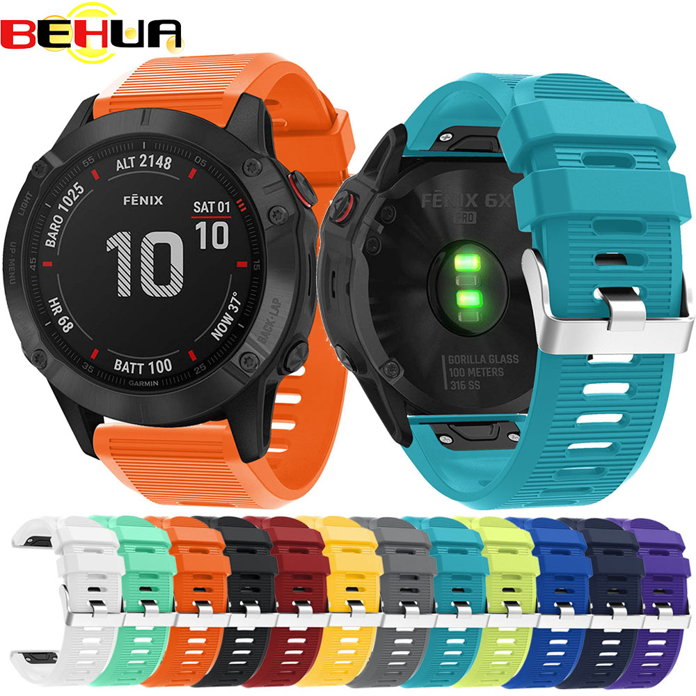 Silicone Watch Band 22Mm - สายซิลิโคน BEHUA QuickFit ขนาด 26 มม.