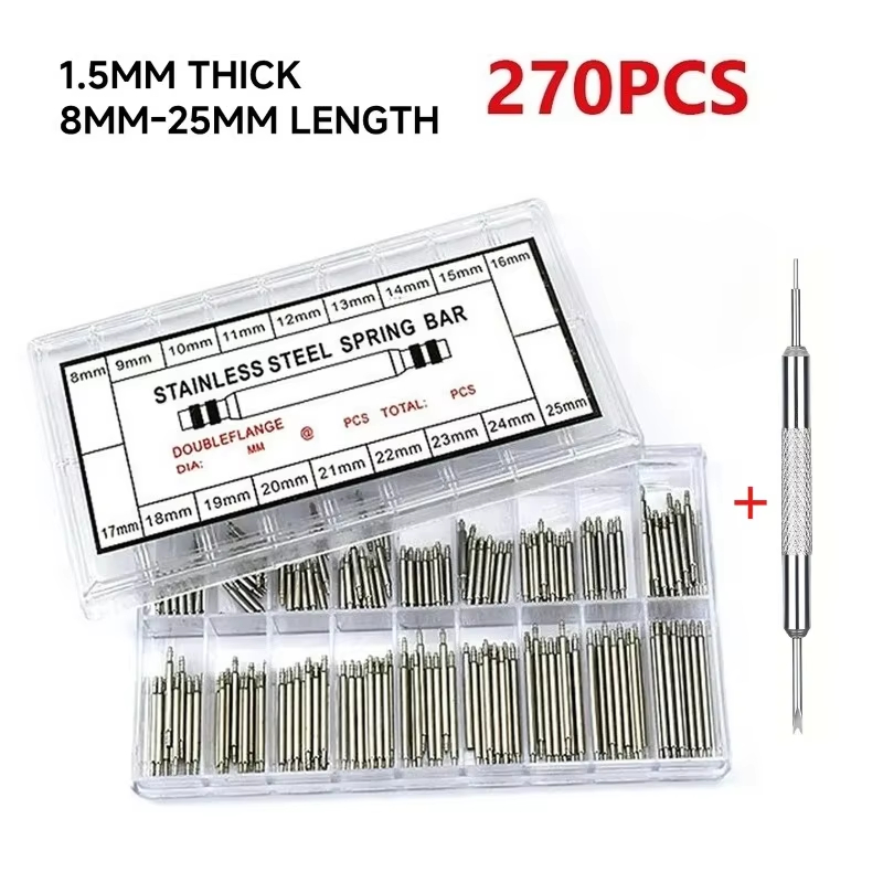 ชุดสปริงบาร์สแตนเลส 270 ชิ้น เ - Spring Bar Tool Set บทวิจารณ์และราคา