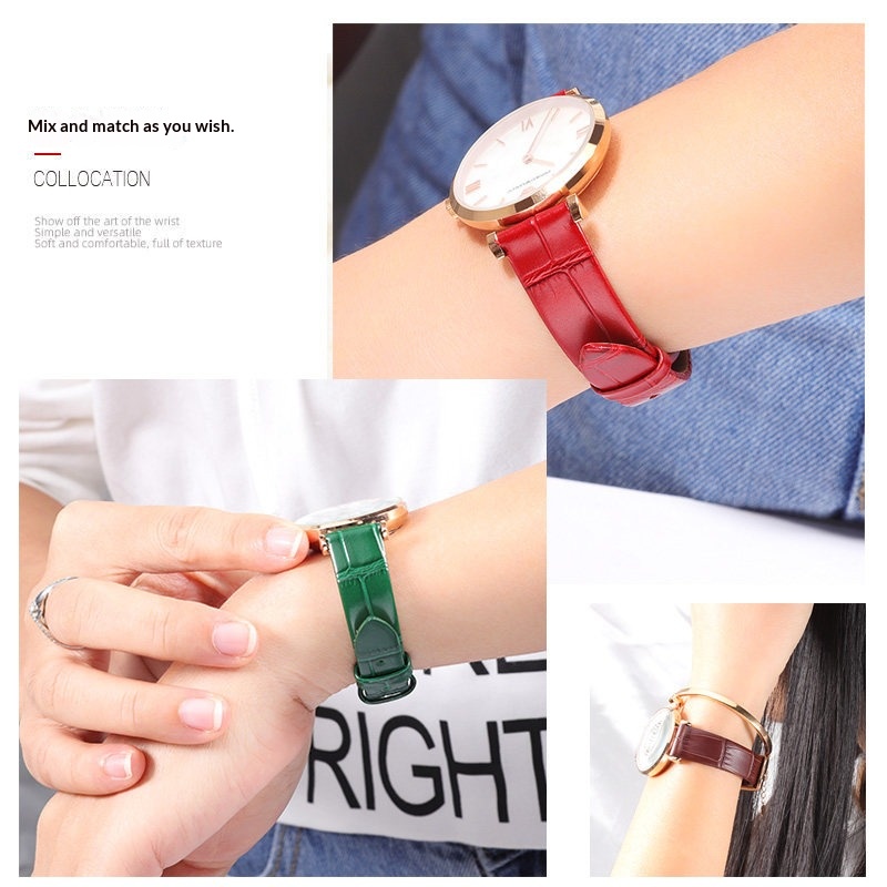 สายนาฬิกาหนังแท้สำหรับ Piaget  - Leather Strap Quick Release บทวิจารณ์และราคา