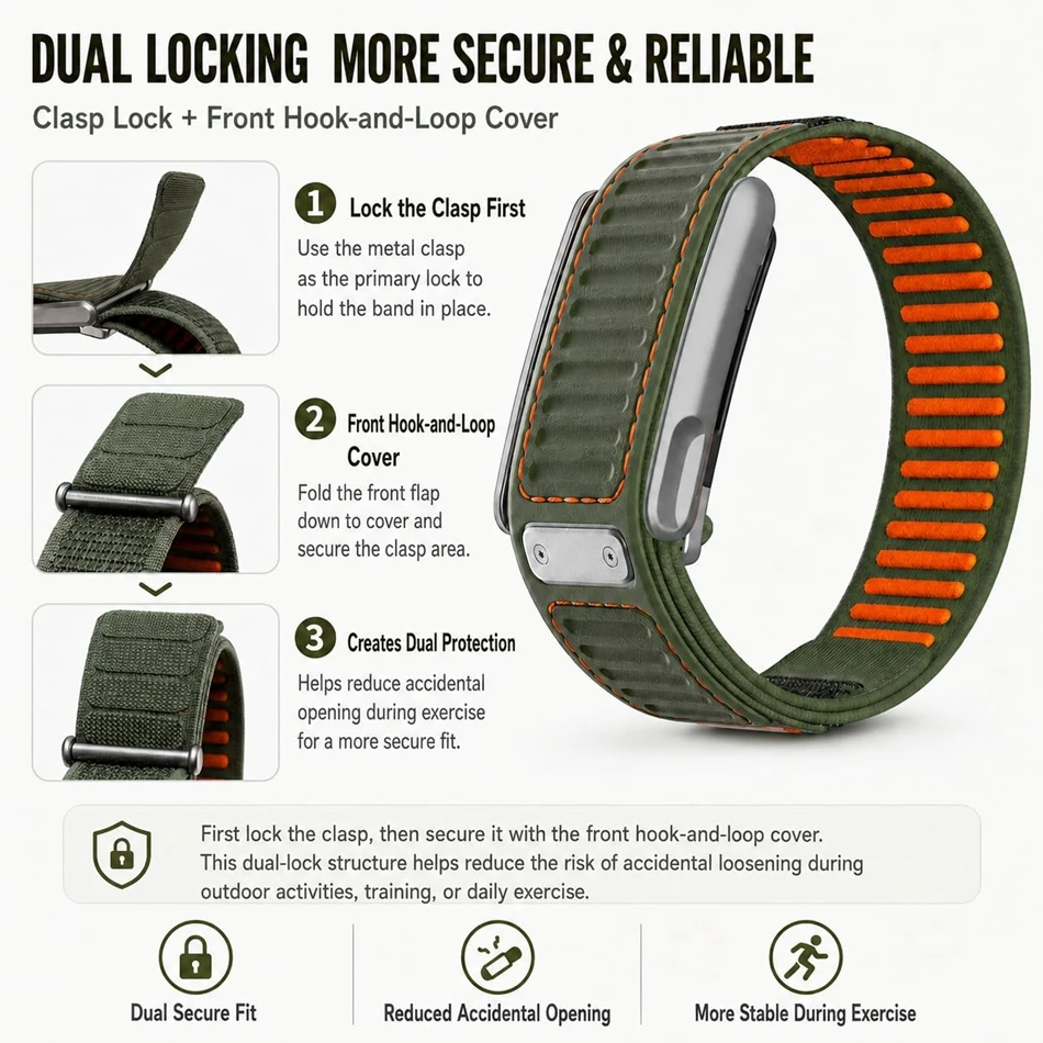 สายนาฬิกาไนลอนซิลิโคนสำหรับ Wh - Sport Loop Velcro บทวิจารณ์และราคา