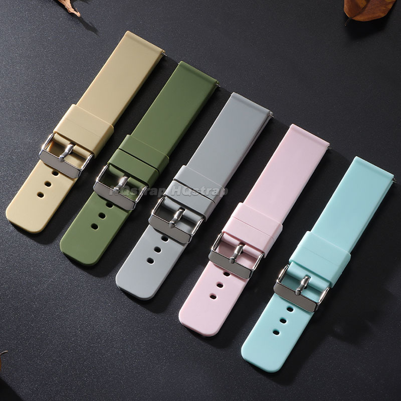 สายซิลิโคน 12mm 14mm 16mm 18mm - Canvas Strap Watch บทวิจารณ์และราคา