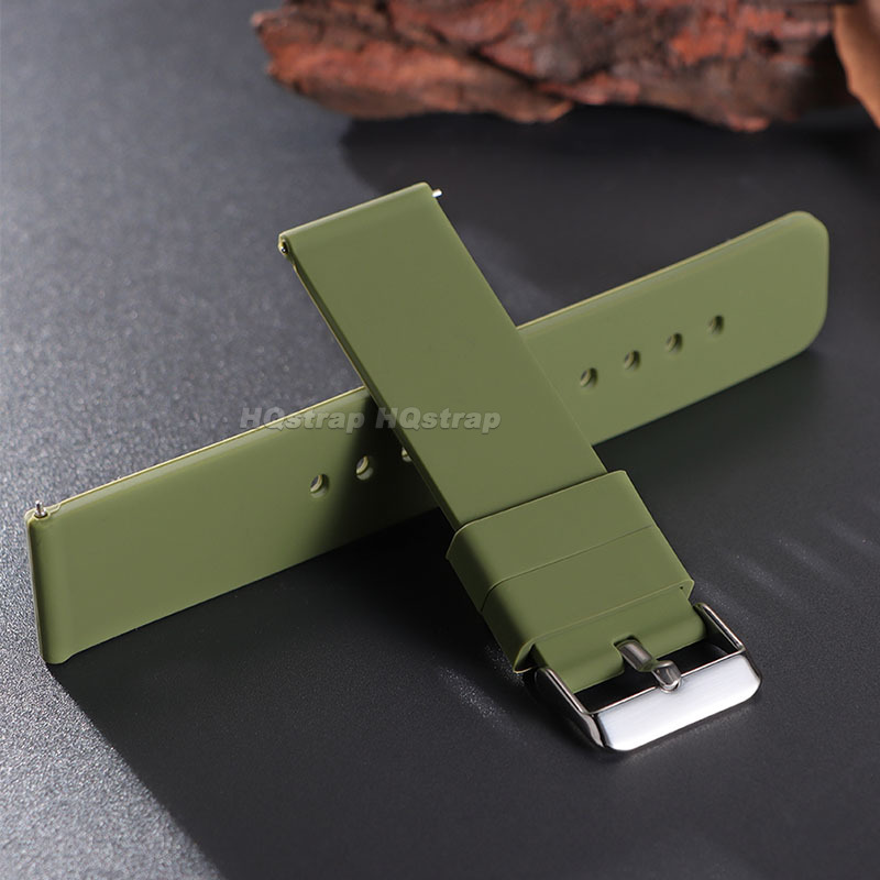 สายซิลิโคน 12mm 14mm 16mm 18mm - Canvas Strap Watch บทวิจารณ์และราคา