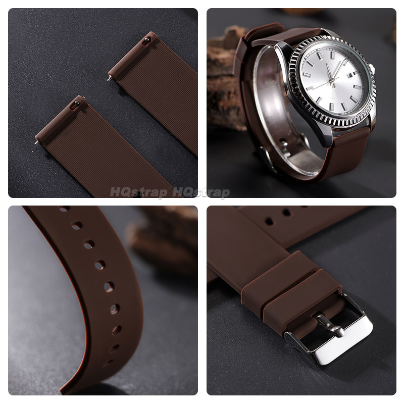 สายซิลิโคน 12mm 14mm 16mm 18mm - Canvas Strap Watch บทวิจารณ์และราคา
