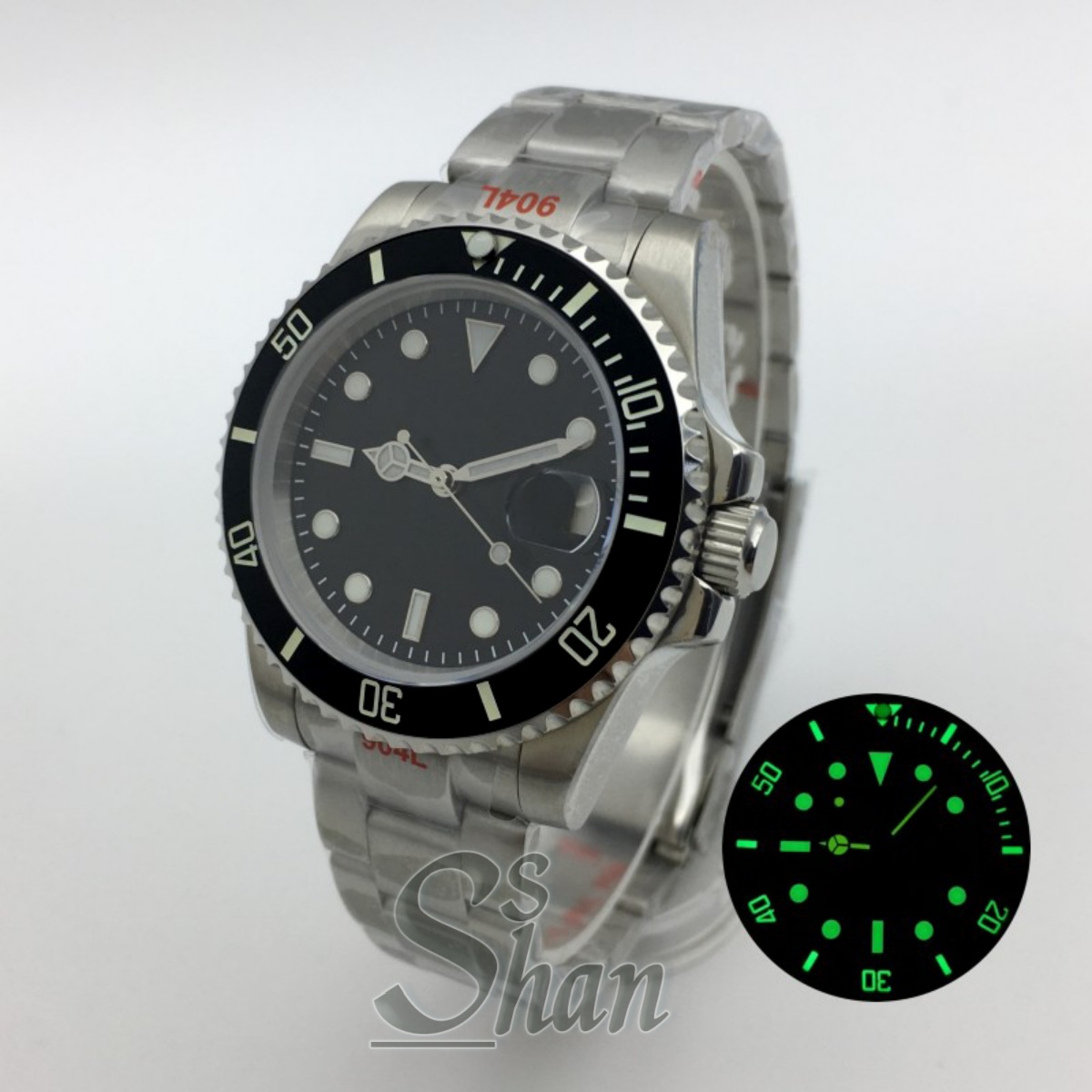 นาฬิกาดำน้ำอัตโนมัติสำหรับผู้ช - Stainless Bracelet Diver บทวิจารณ์และราคา