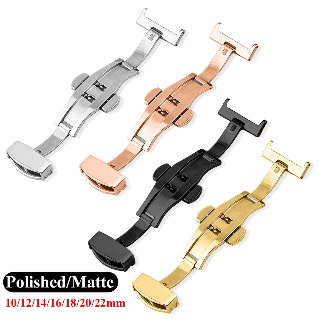 สายนาฬิกาสแตนเลสแบบพับได้ลายผี - Butterfly Clasp Deployant บทวิจารณ์และราคา