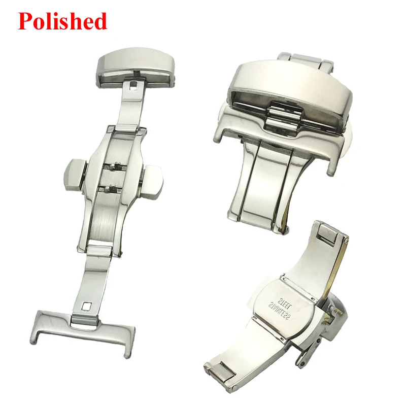 สายนาฬิกาสแตนเลสแบบพับได้ลายผี - Butterfly Clasp Deployant บทวิจารณ์และราคา