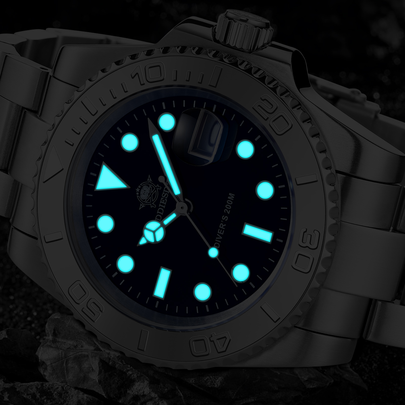Addiesidve นาฬิกาสแตนเลสผู้ชาย - Rolex Watch Submariner บทวิจารณ์และราคา