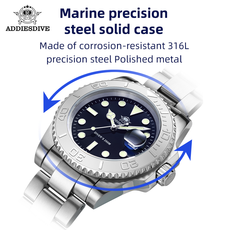Addiesidve นาฬิกาสแตนเลสผู้ชาย - Rolex Watch Submariner บทวิจารณ์และราคา