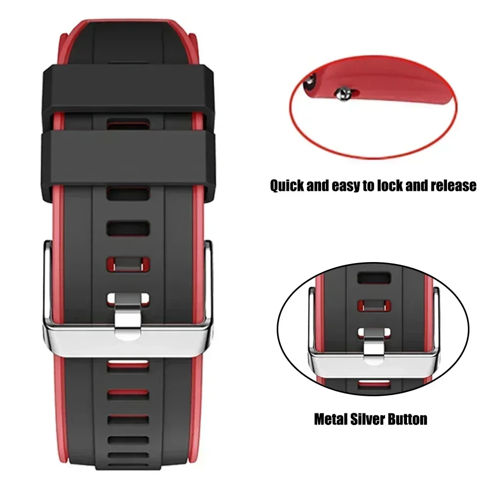 20 มม.22 มม.สายนาฬิกาซิลิโคนสํ - Silicone Watch Band 22Mm บทวิจารณ์และราคา