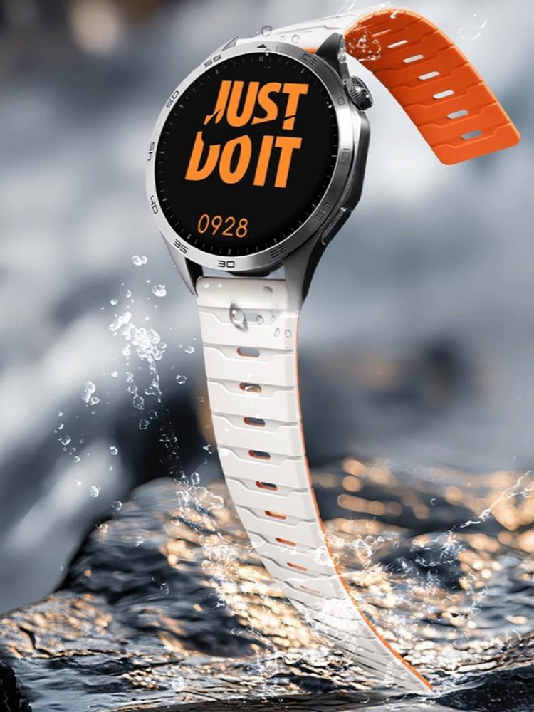 สายซิลิโคนแม่เหล็กขนาด 22 มม.  - Silicone Watch Band 22Mm บทวิจารณ์และราคา