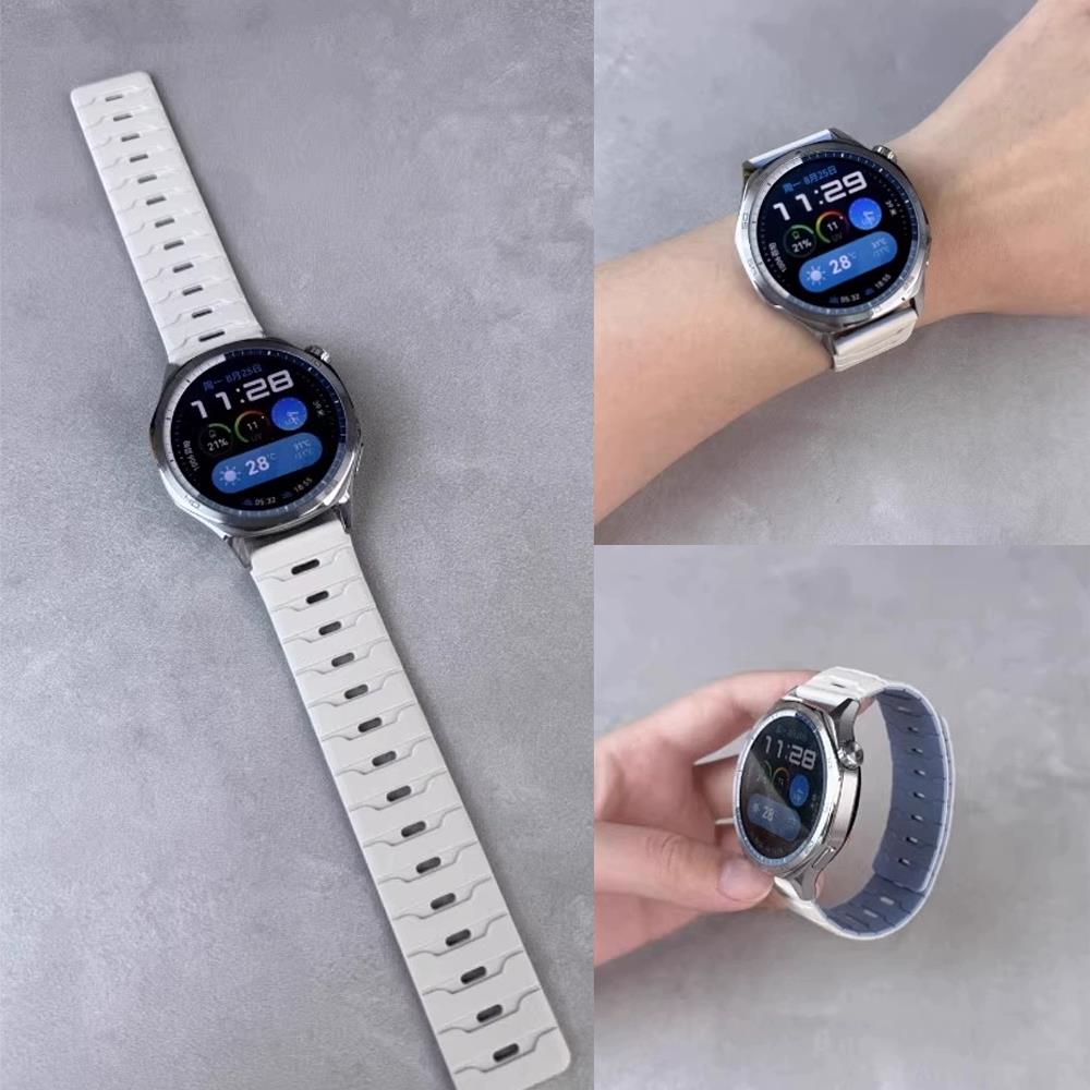 สายซิลิโคนแม่เหล็กขนาด 22 มม.  - Silicone Watch Band 22Mm บทวิจารณ์และราคา