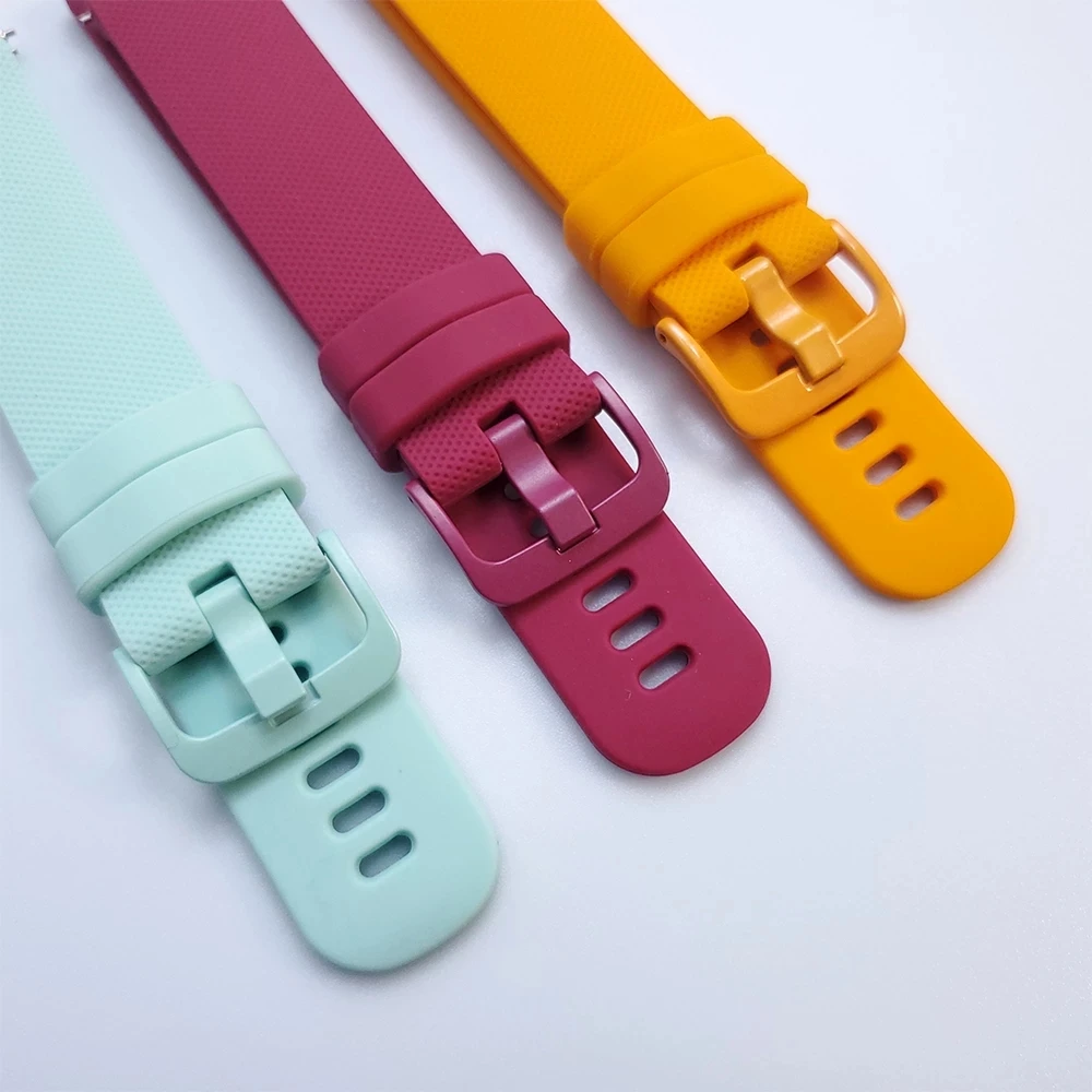 ยางนาฬิกาสําหรับผู้ชายและผู้หญ - Silicone Watch Band 22Mm บทวิจารณ์และราคา