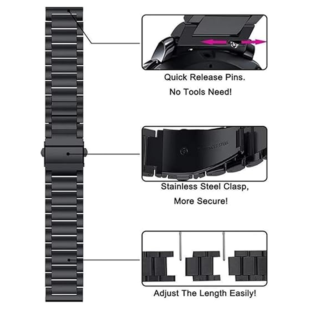 สายนาฬิกาหรูหราสำหรับ Redmi Wa - Butterfly Clasp Deployant บทวิจารณ์และราคา