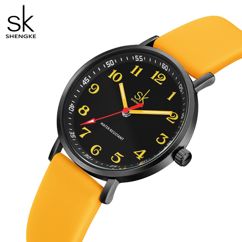 Shengke นาฬิกาสายซิลิโคนแฟชั่น - Silicone Band Women บทวิจารณ์และราคา