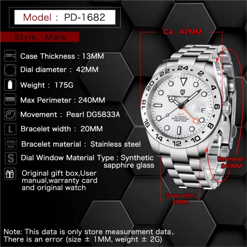 PAGANI DESIGN 2026 รุ่นใหม่ V2 - Rolex Watch Submariner บทวิจารณ์และราคา