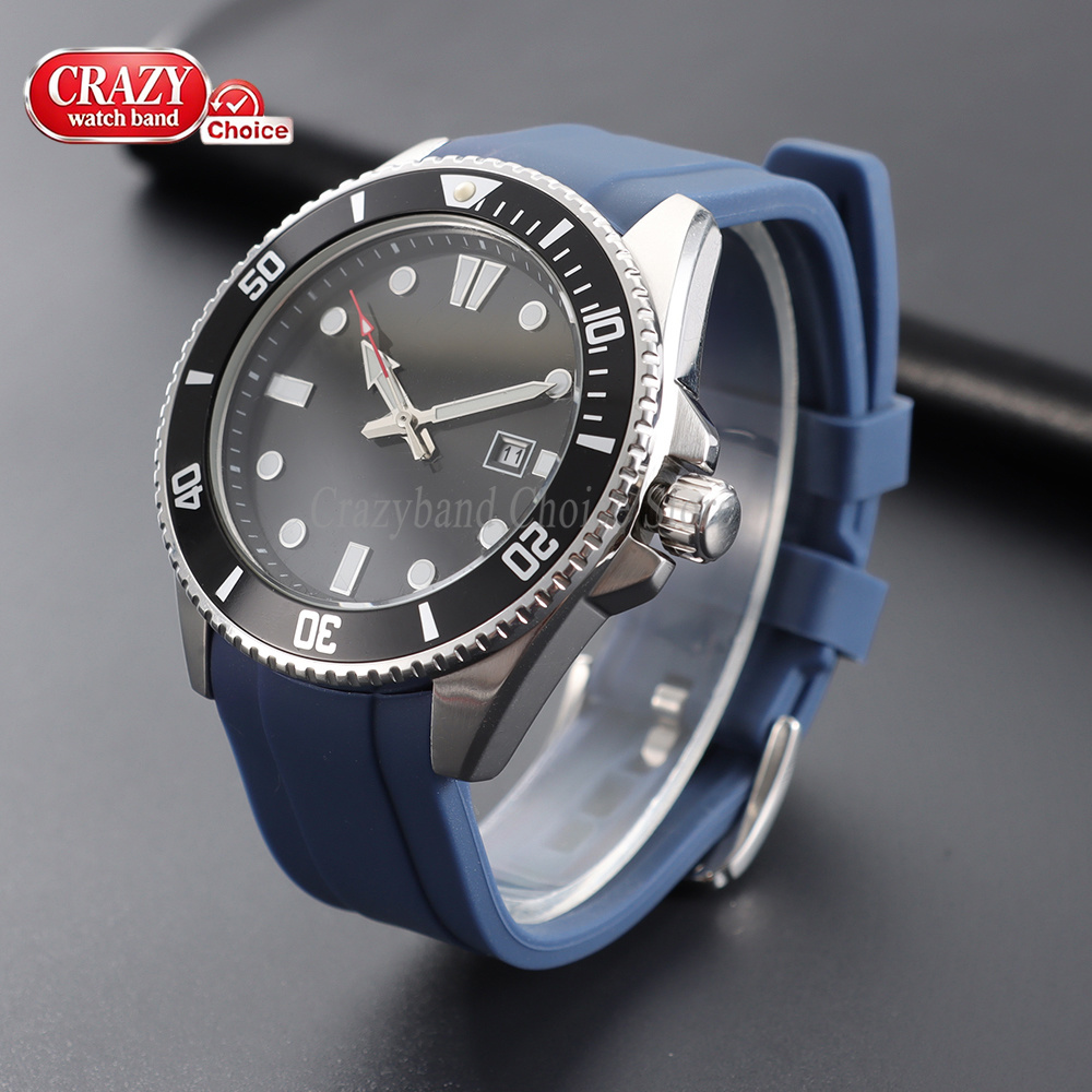 20 มม.22 มม.สำหรับโรเล็กซ์สายย - Rubber Strap Diver บทวิจารณ์และราคา