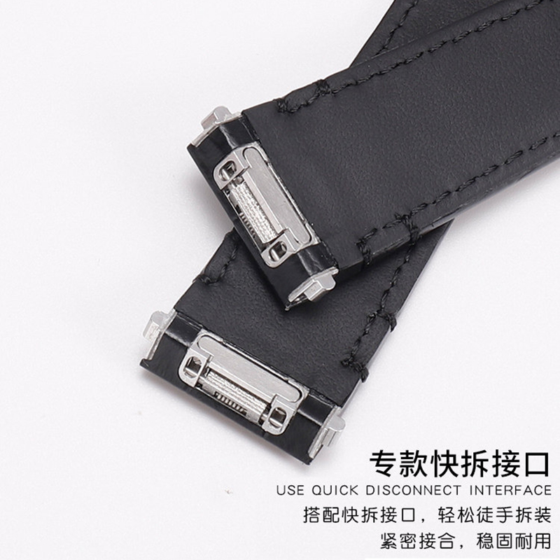 สายนาฬิกาหนังแบบปลดเร็ว Single - Cartier Watch Santos บทวิจารณ์และราคา