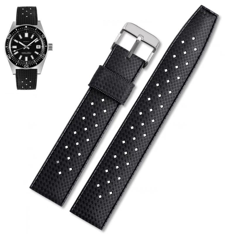 20 มม.22 มม.Tropic ยางสําหรับ  - Rubber Strap Diver บทวิจารณ์และราคา