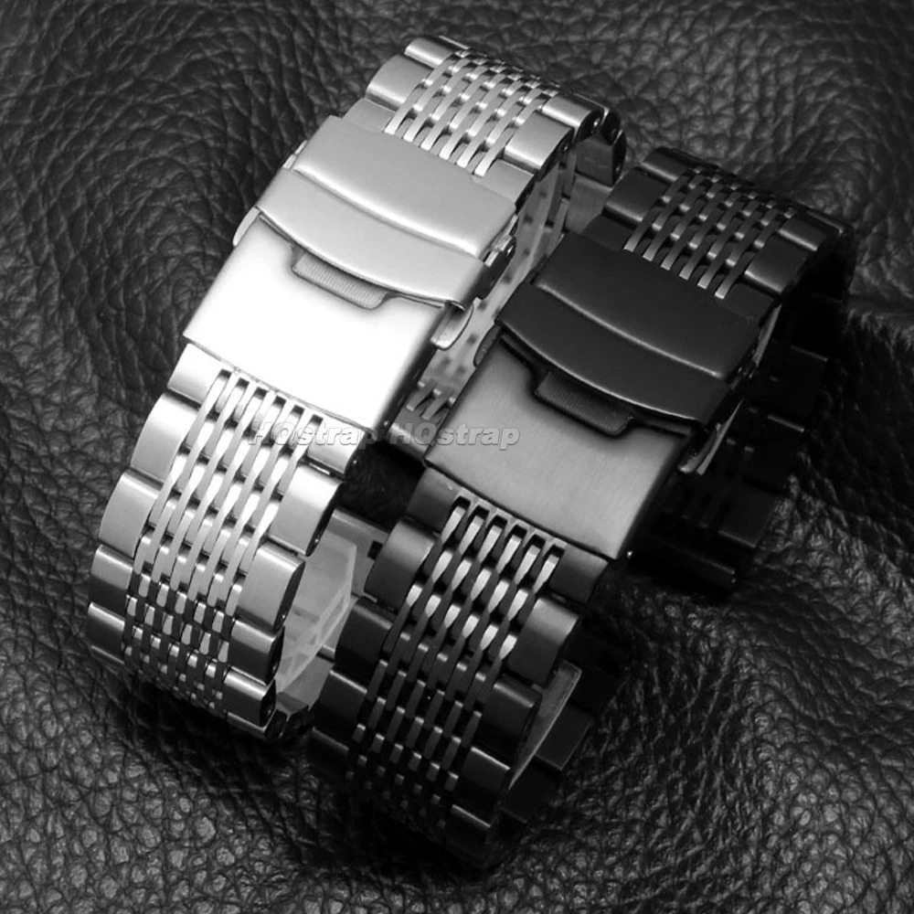 สายนาฬิกาสแตนเลสแท้ขนาด 18 มม. - Butterfly Clasp Deployant บทวิจารณ์และราคา