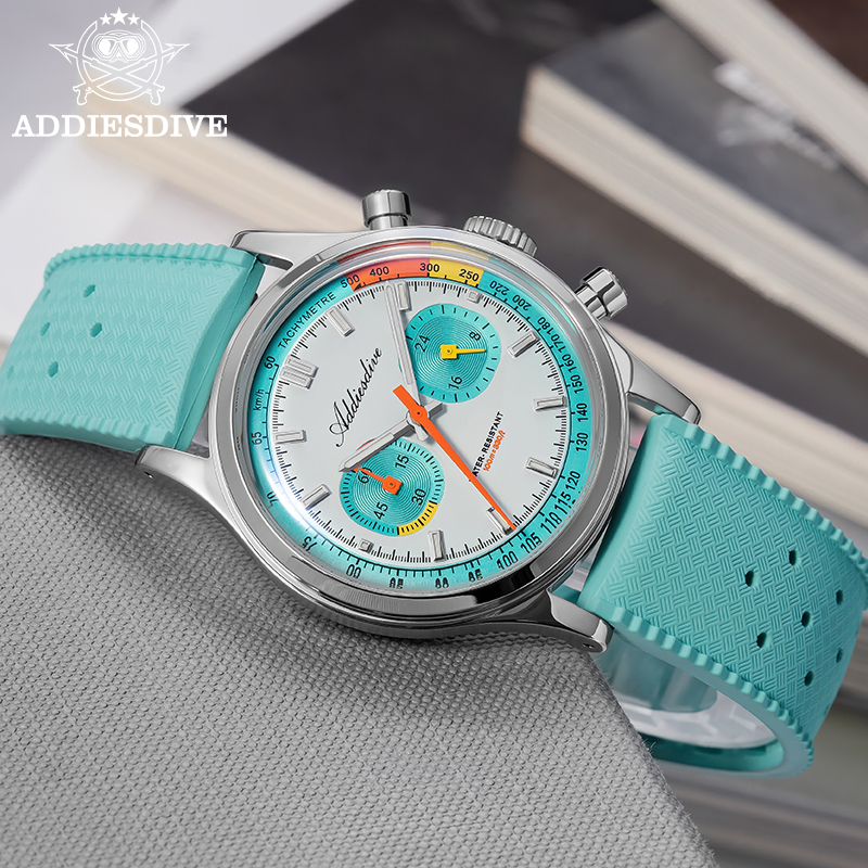ADDIESDIVE ใหม่มัลติฟังก์ชั่นน - Rubber Strap Diver บทวิจารณ์และราคา
