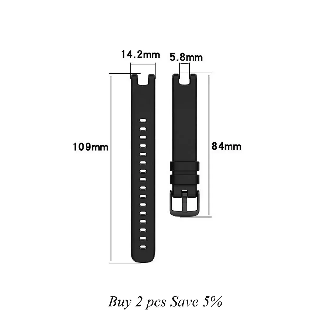 14 มม.สายนาฬิกาอัจฉริยะสำหรับก - Silicone Band Women บทวิจารณ์และราคา