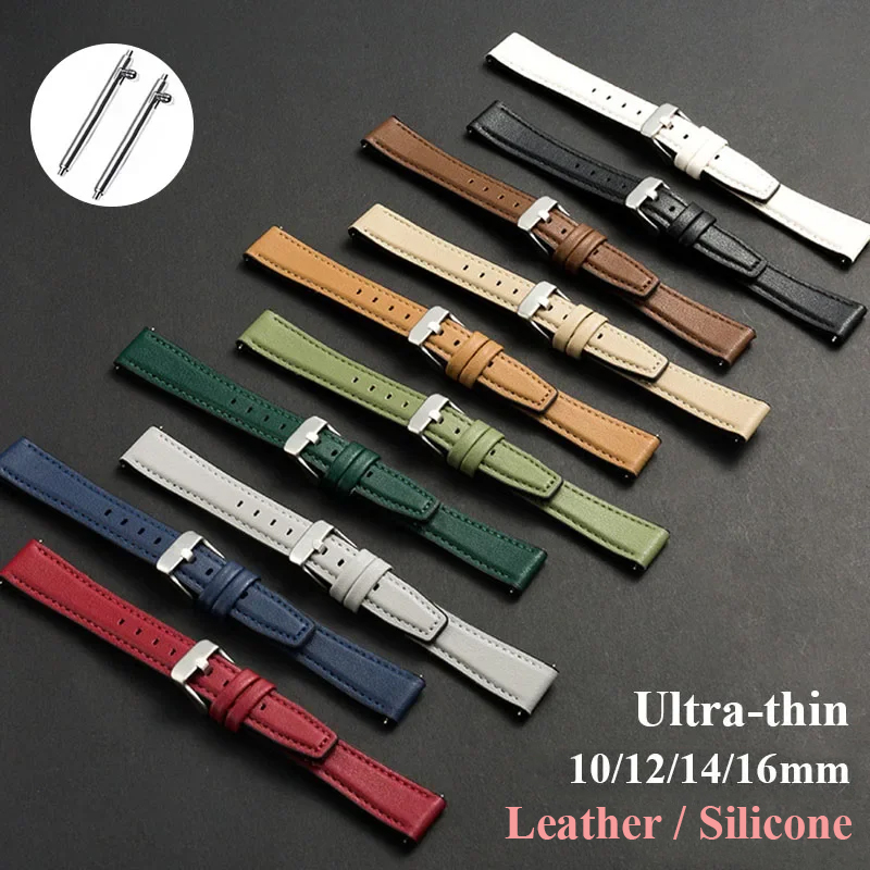 Ultra-บางหนังนาฬิกาซิลิโคนสายร - Suede Strap Watch บทวิจารณ์และราคา