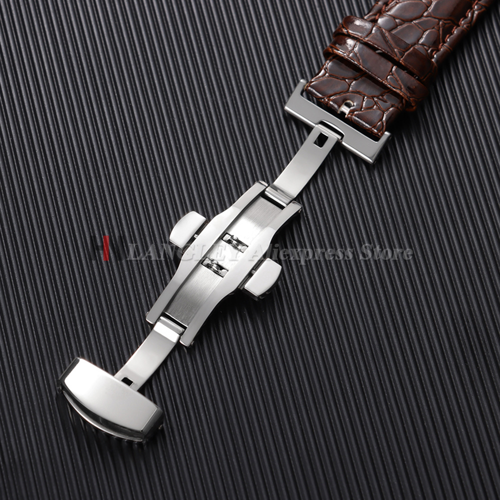 การออกแบบลายจระเข้หนังสายนาฬิก - Butterfly Clasp Deployant บทวิจารณ์และราคา