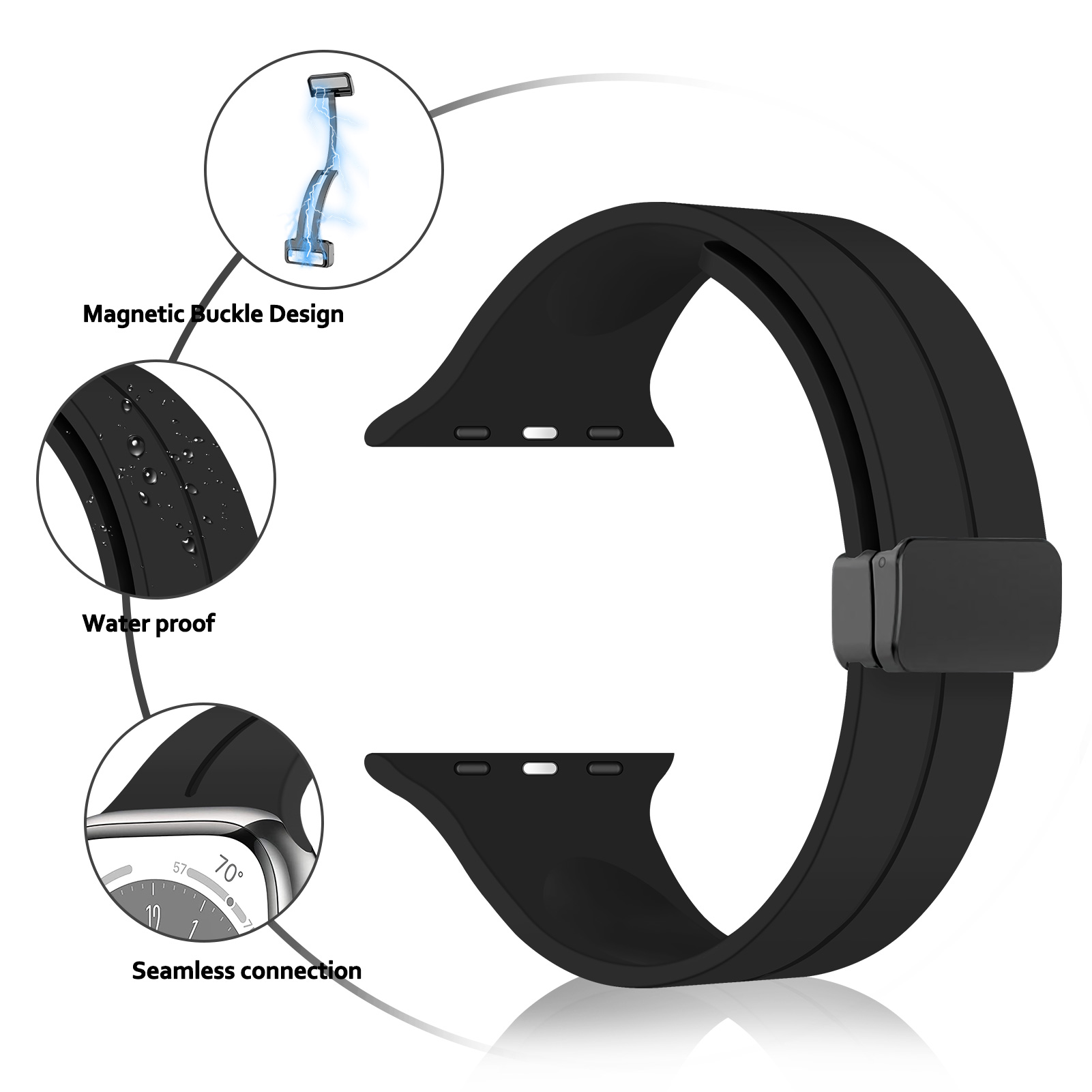 ยางมัดผมสีสันสดใสแบบถักมือสำหร - Silicone Band Women บทวิจารณ์และราคา