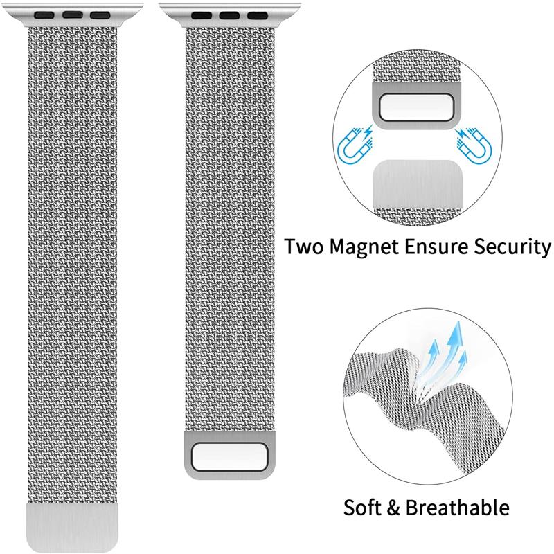 สายนาฬิกา Milanese Loop สำหรับ - Milanese Loop Magnetic บทวิจารณ์และราคา